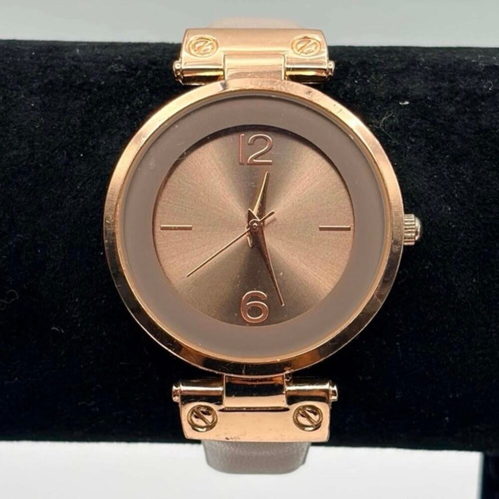 Rose Gold & Gray Classic Watch